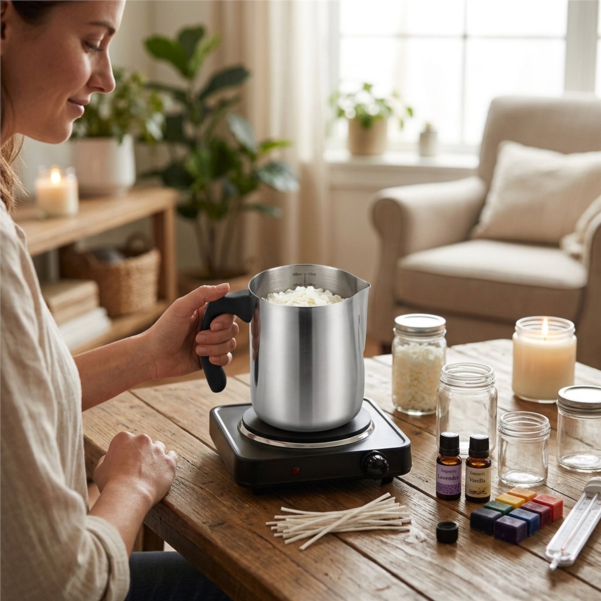 Candle Making Kit For Adults - L63A Candle Making Kit Supplies for