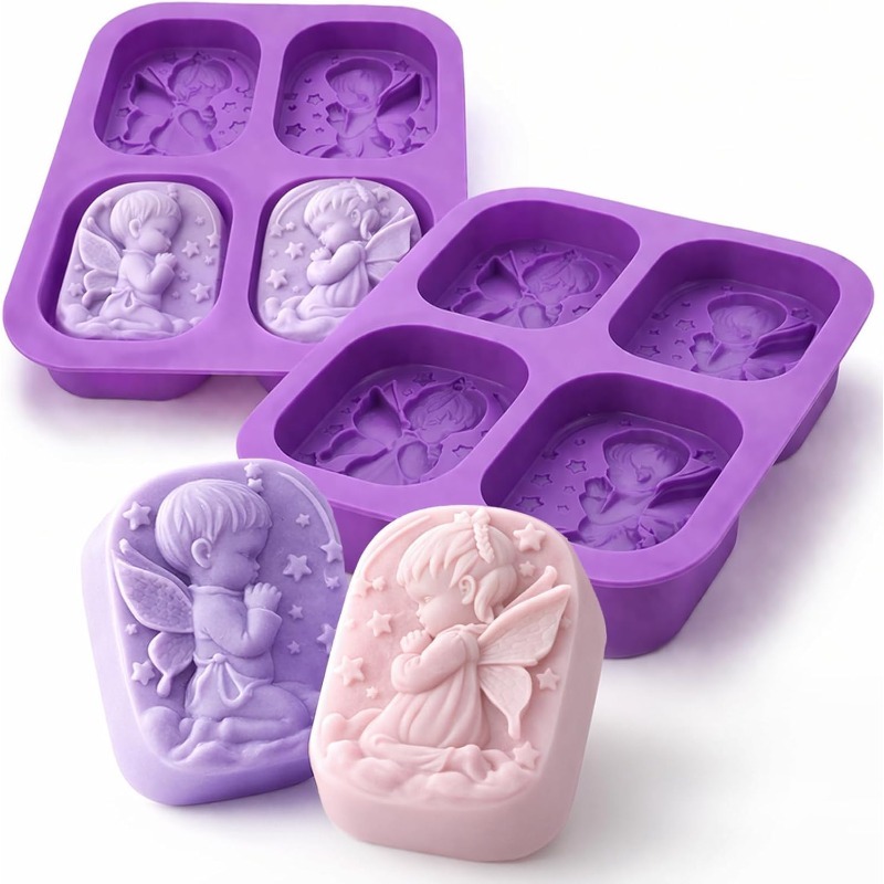 Candle Making Activity - Angel Silicone Mold For Soap Making