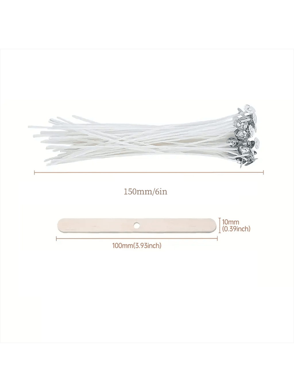 100Pcs Cotton Candle Wick 15cm - Candle Making Kit For Adults review and price