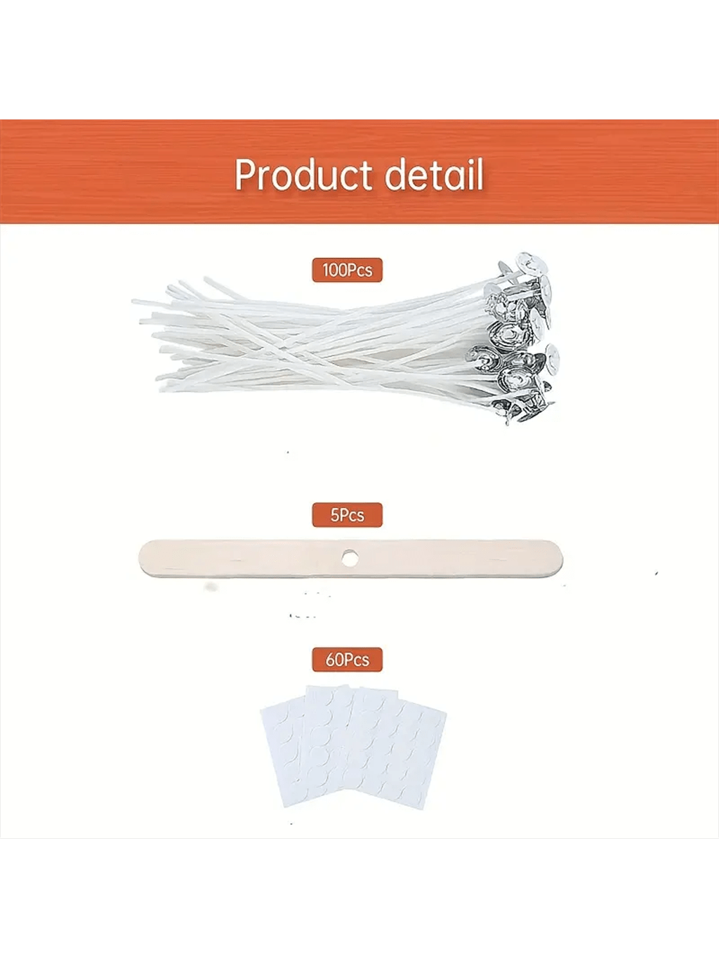 100Pcs Cotton Candle Wick 15cm - Candle Making Kit For Adults review and price