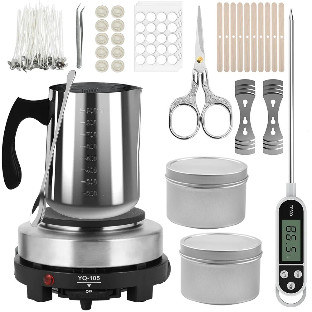Candle Pouring Pot with Electr - Candle Making Kit For Adults review and price