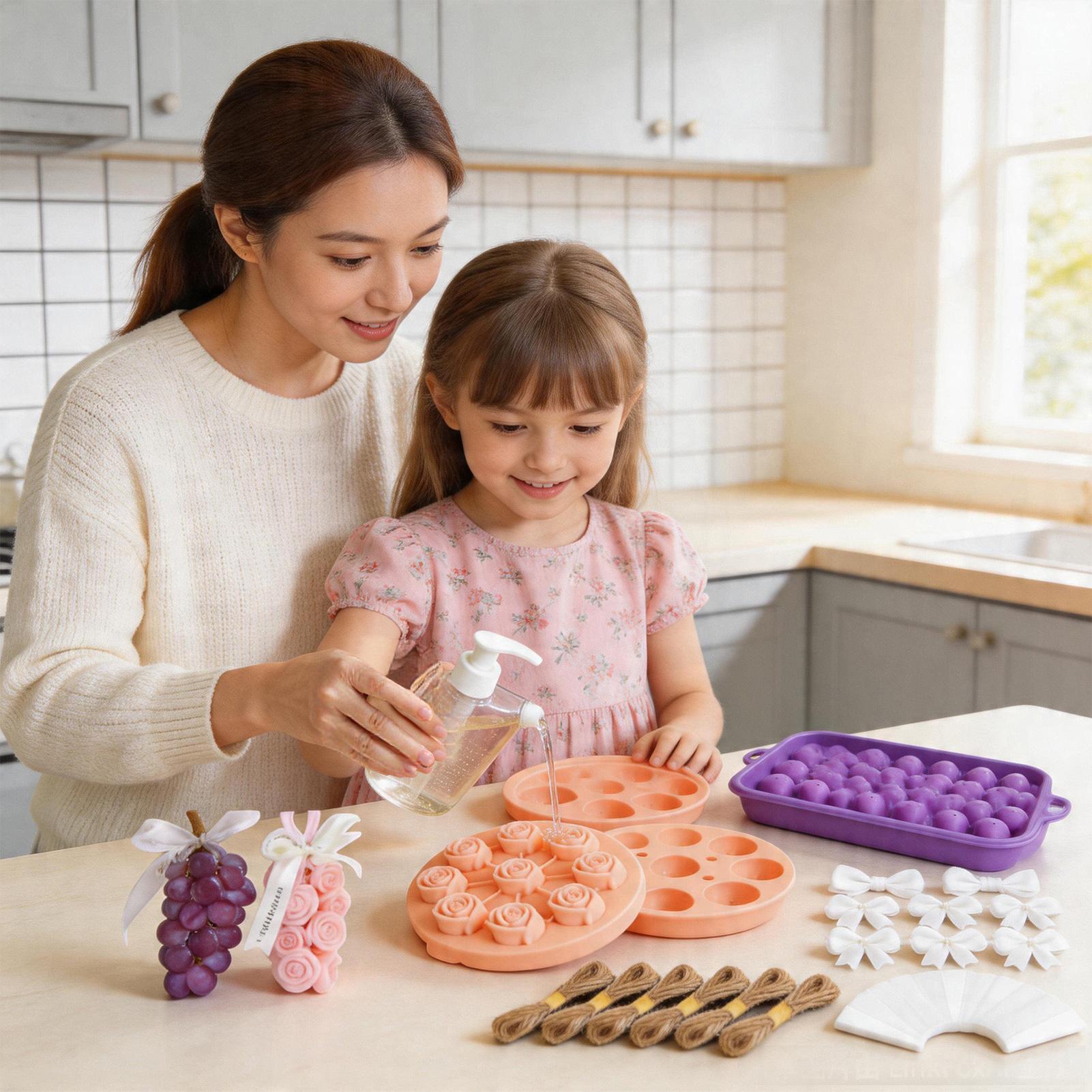 Soap Making Kit DIY Grape And  - Candle Making Kit For Adults review and price