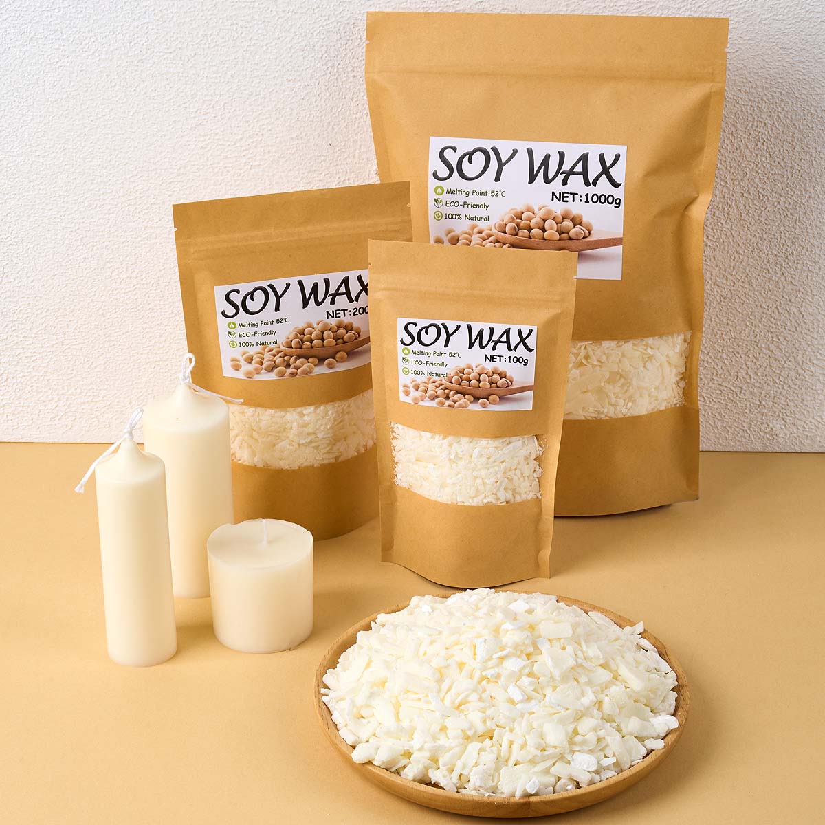 1 Pounds Pure White Soy Wax Fo - Candle Making Activity review and price