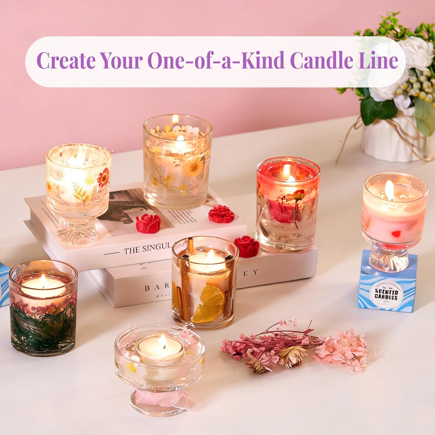 2-in-1 Soy & Jelly Wax DIY Can - Candle Making Kit For Adults review and price