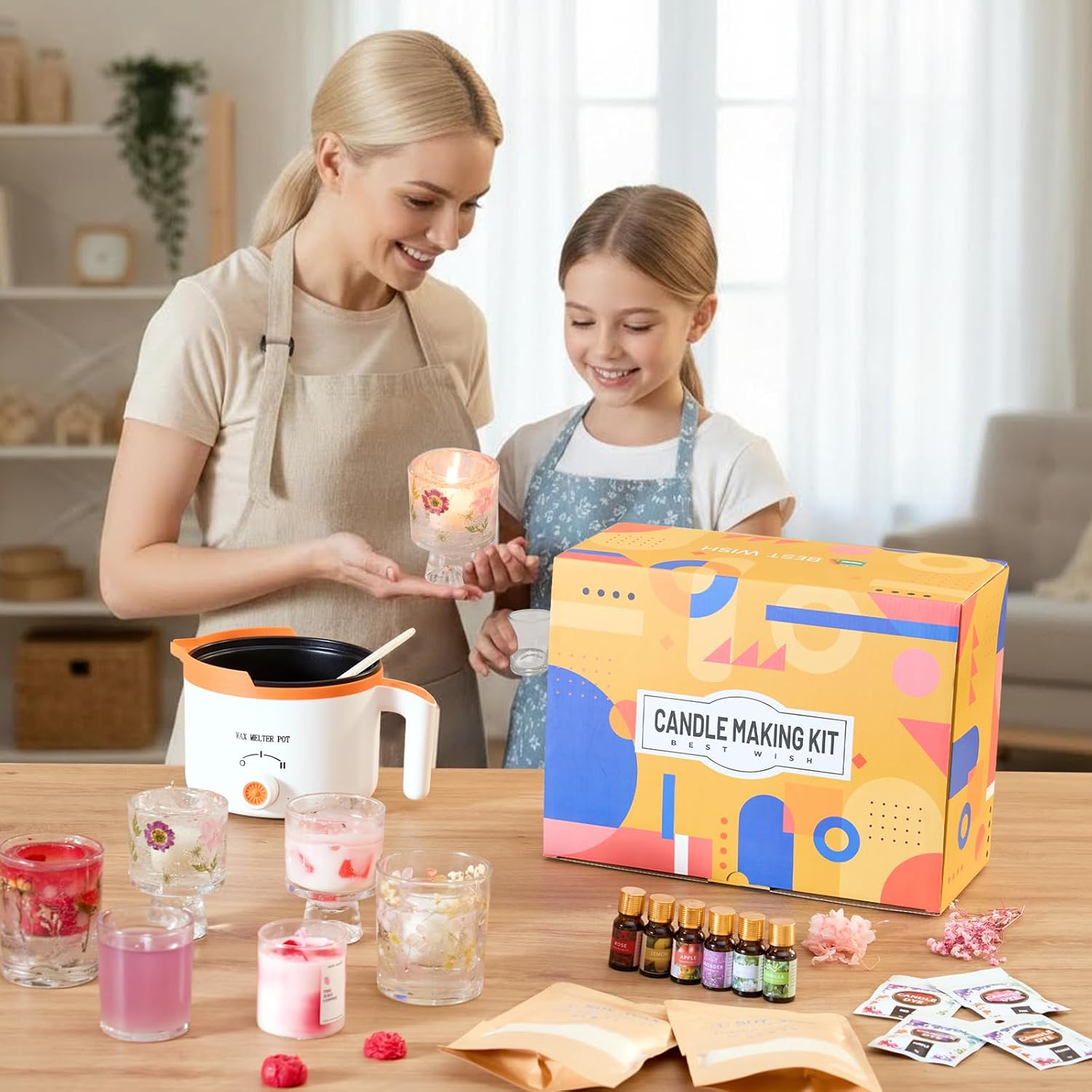 2-in-1 Soy & Jelly Wax DIY Can - Candle Making Kit For Adults review and price
